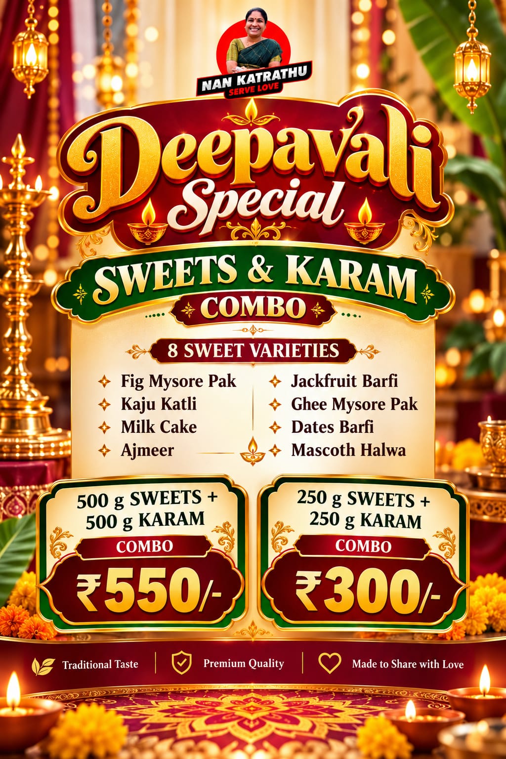 Deepavali Special Sweet & Karam Combo
