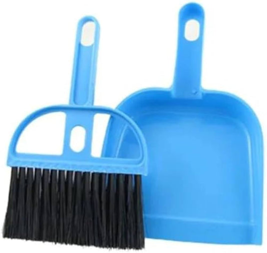 Plastic Mini Dustpan and Cleaning Brush Set