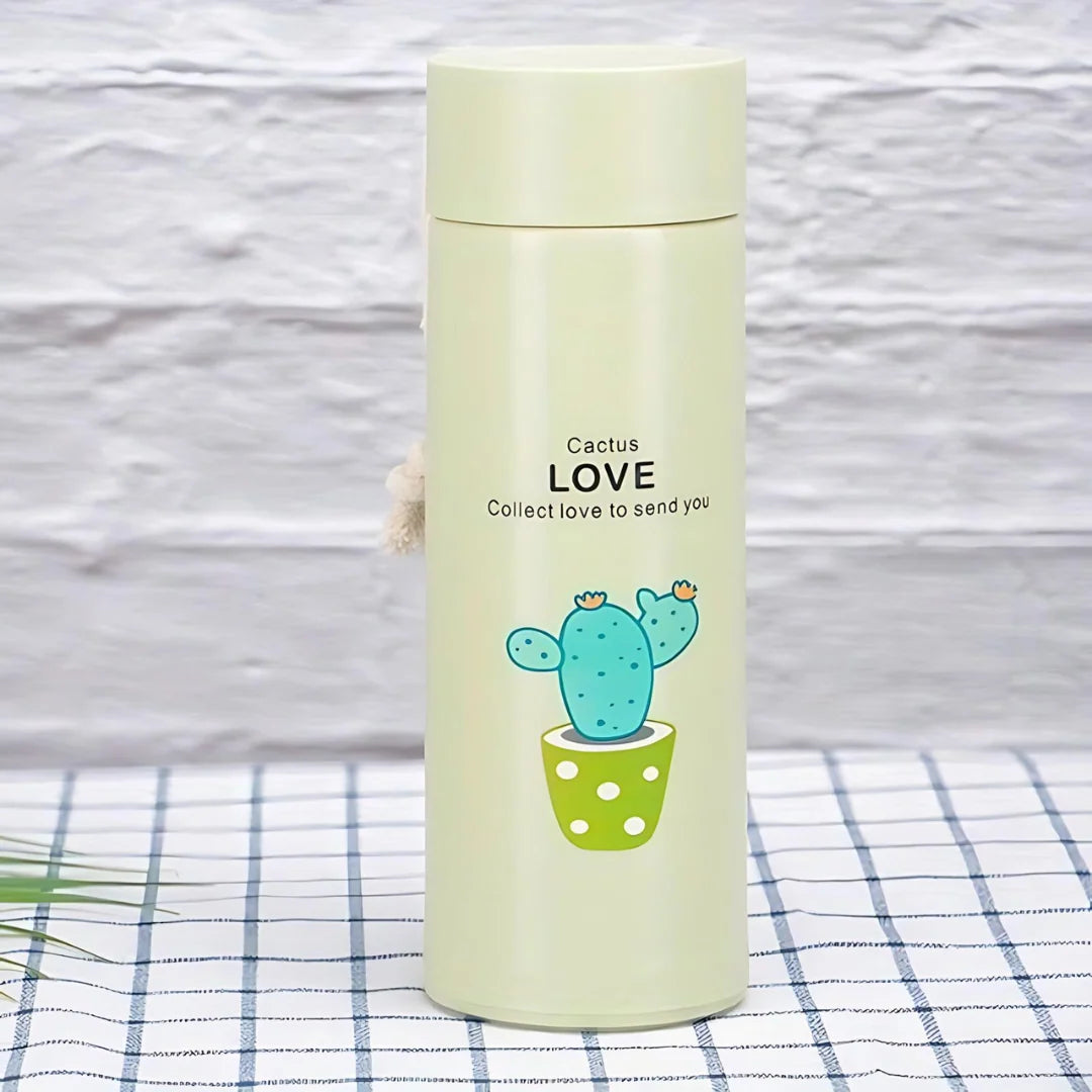 cactus love glass water bottle - 99rs