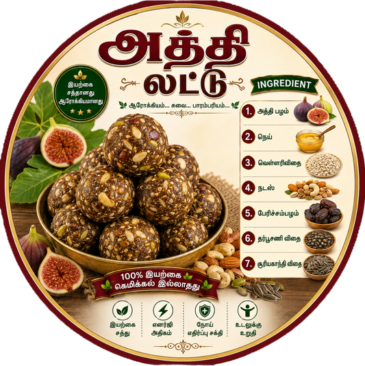 Atthi Laddu –  Fig (Anjeer) & Nuts Laddu (175g) 99 rs