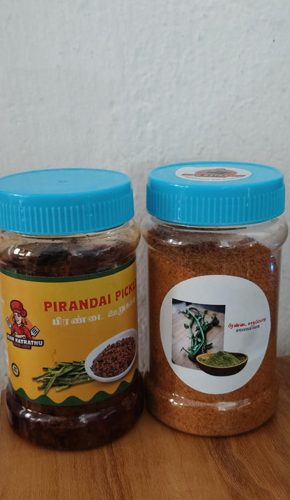 INSTANT PIRANDAI PODI & PIRANDAI PICKLE COMBO
