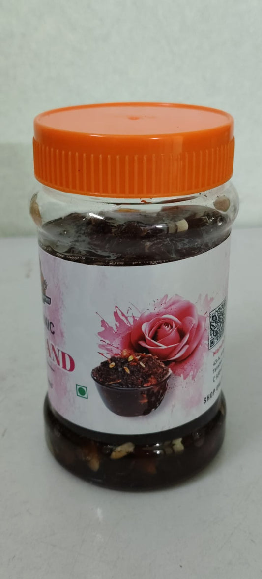 Pure Rose Gulkand – Traditional Damask Rose Petal Jam (150g) 99rs