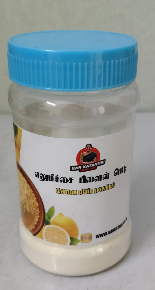 Instant Lemon Plain Podi – Tangy Elumichai Plain Podi (100g)