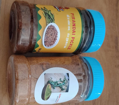 INSTANT PIRANDAI PODI & PIRANDAI PICKLE COMBO